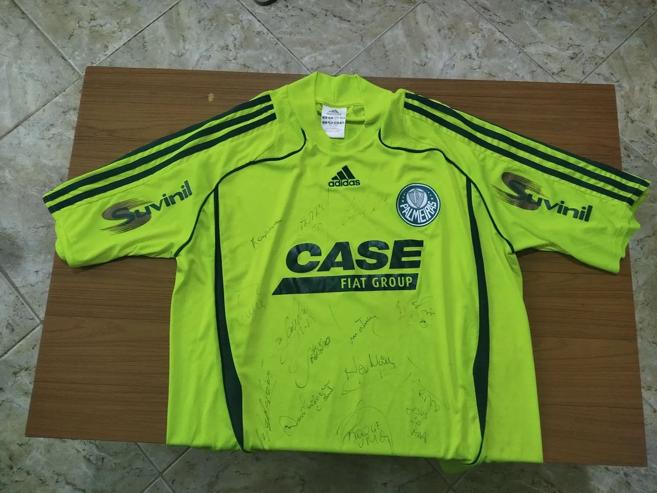 Camisa autografada  do Palmeiras 2008