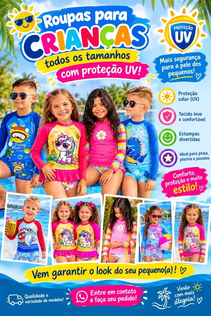 MODA PRAIA INFANTIL 