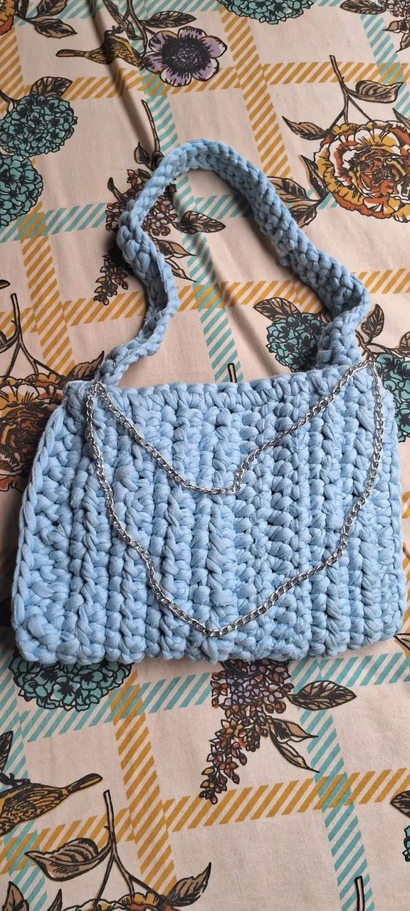 Bolsa de crochê  - Foto 4