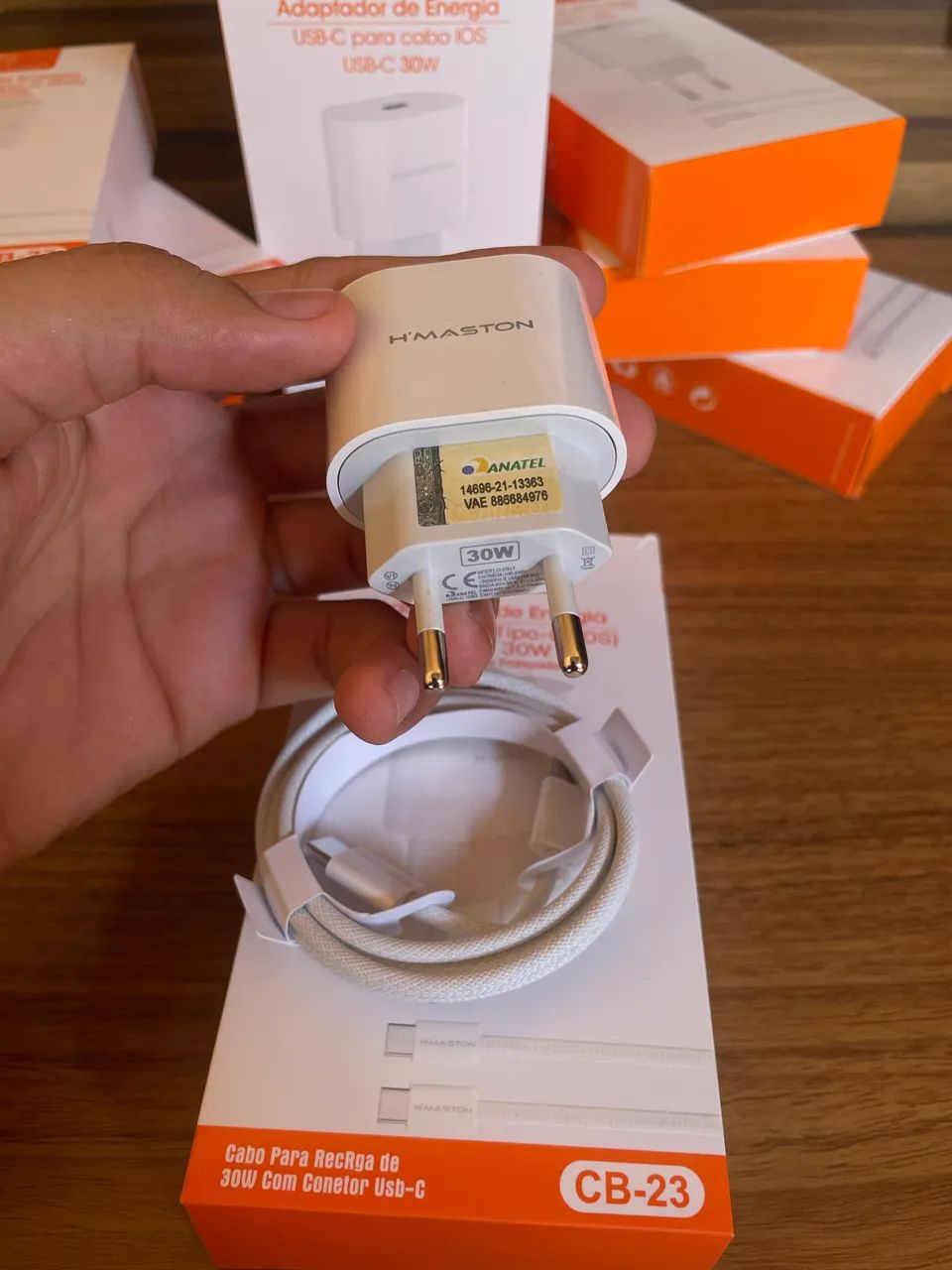 Carregador Turbo H?MASTON USB-C 30W - Foto 4
