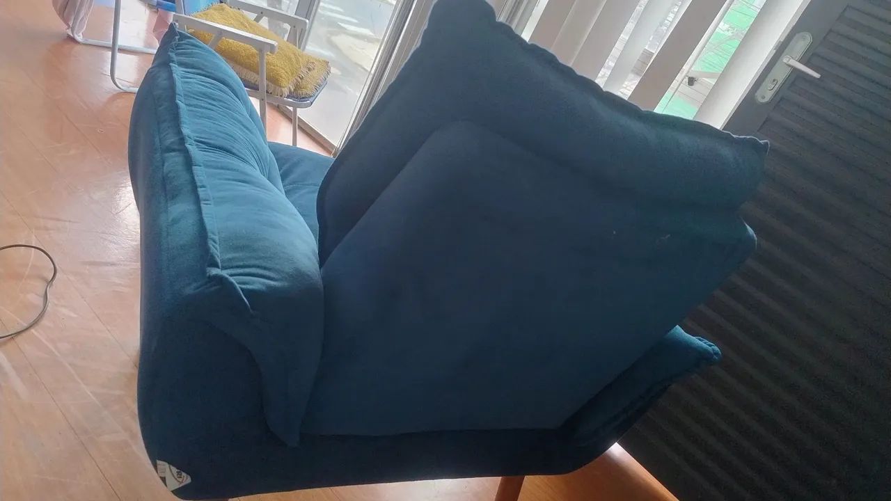 Poltrona Simples Suede - Foto 3