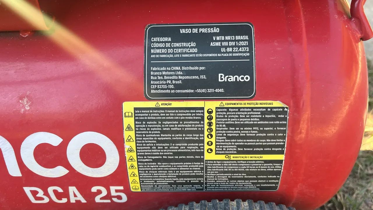 Compressor branco bca 25