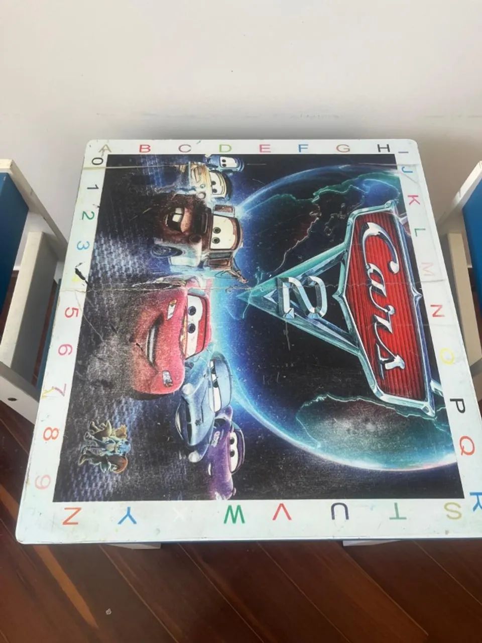 CONJUNTO MESA E 2 CADEIRAS INFANTIL MADEIRA - Foto 4