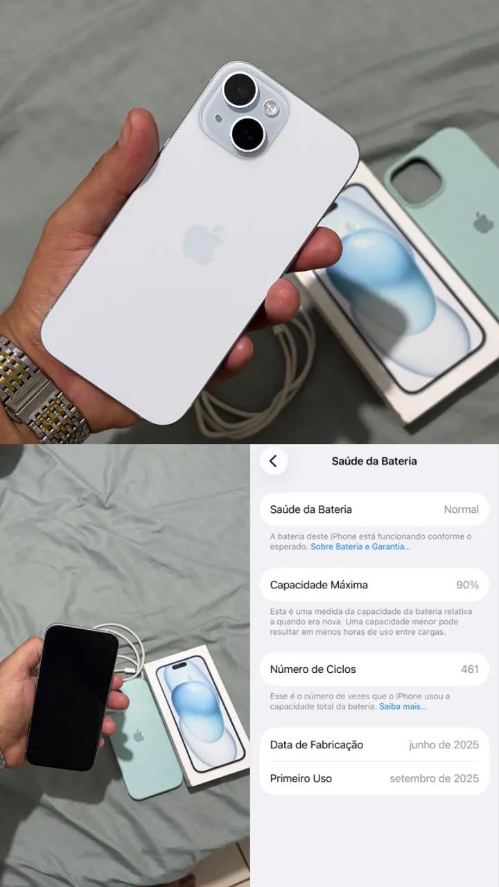 iPhone 15 - 256GB - Azul