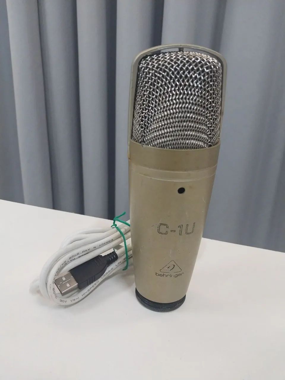 Microfone condensador Behringer C-1U USB DIRETO NO PC - Foto 2