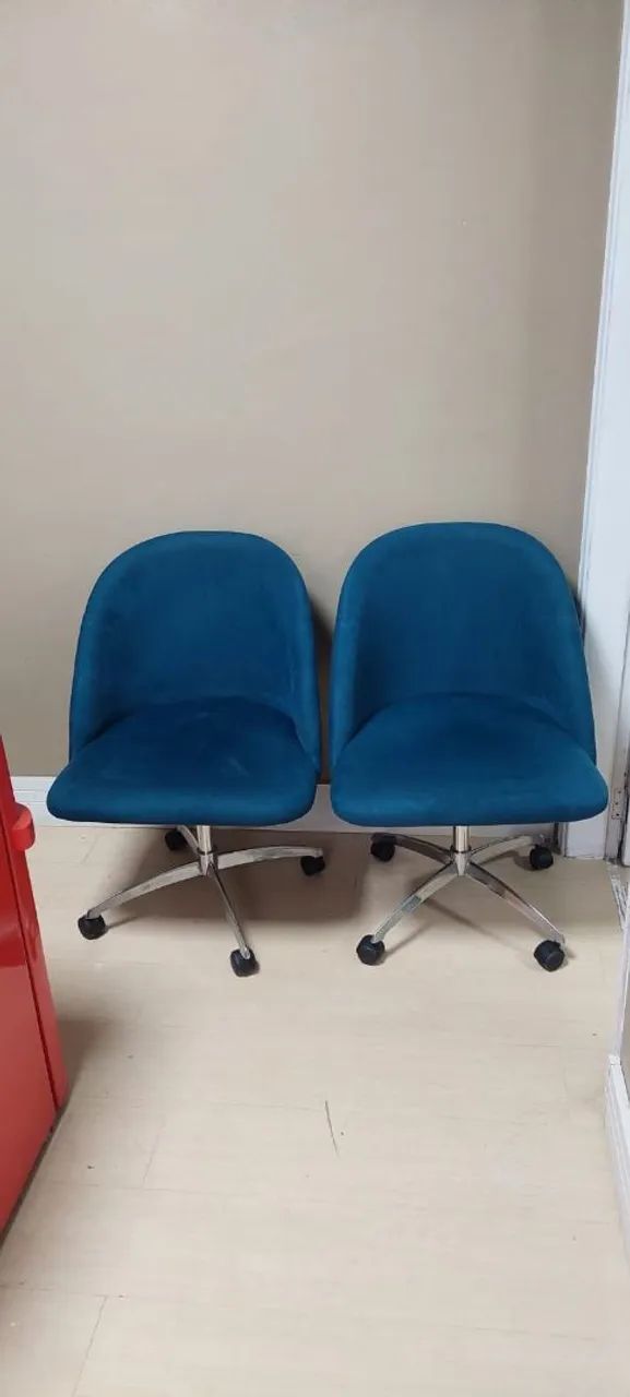Cadeira poltrona com rodinhas estilo moderno - Foto 5