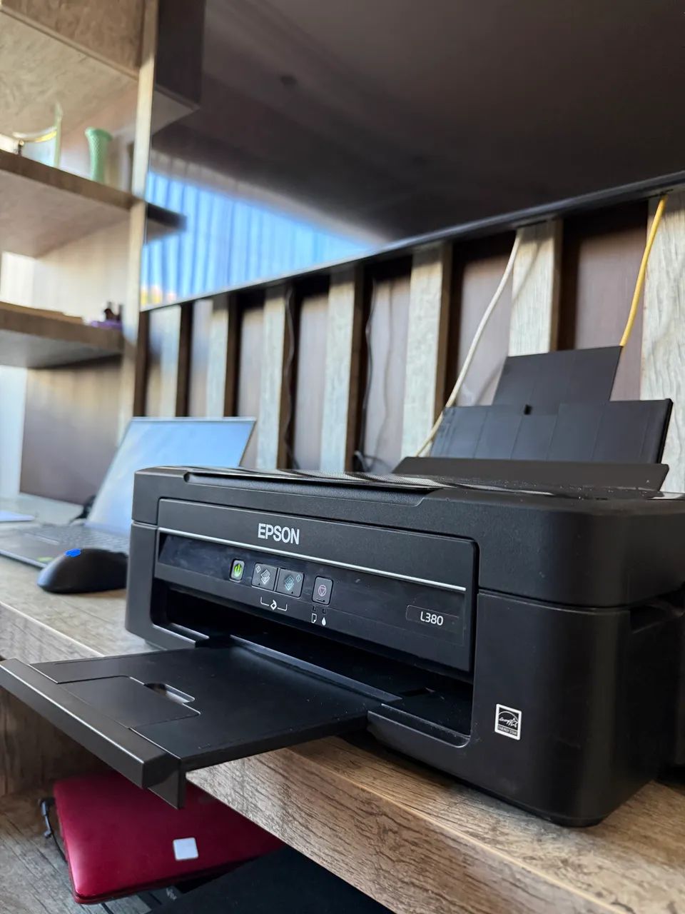 Impressora Multifuncional Cor Epson Ecotank L380 (Usado) - Foto 4