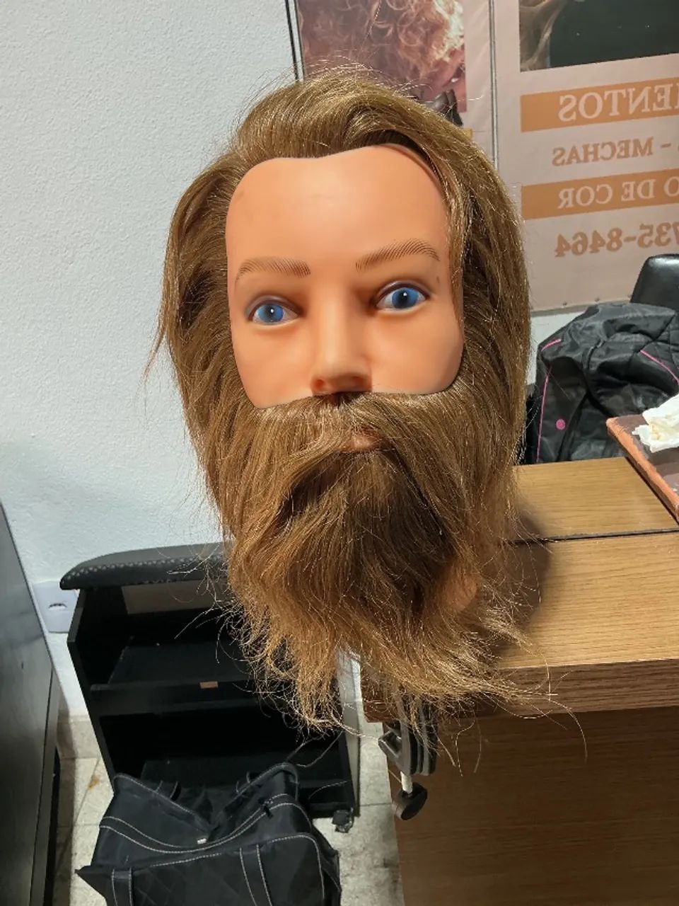 Cabeça de boneca cabelo natural  - Foto 2
