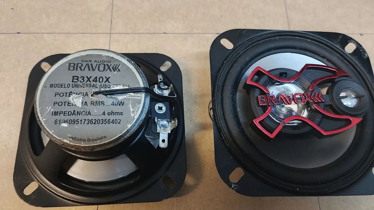 Alto falante Bravox 4" polegadas, disjuntor 140 amperes  - Foto 2