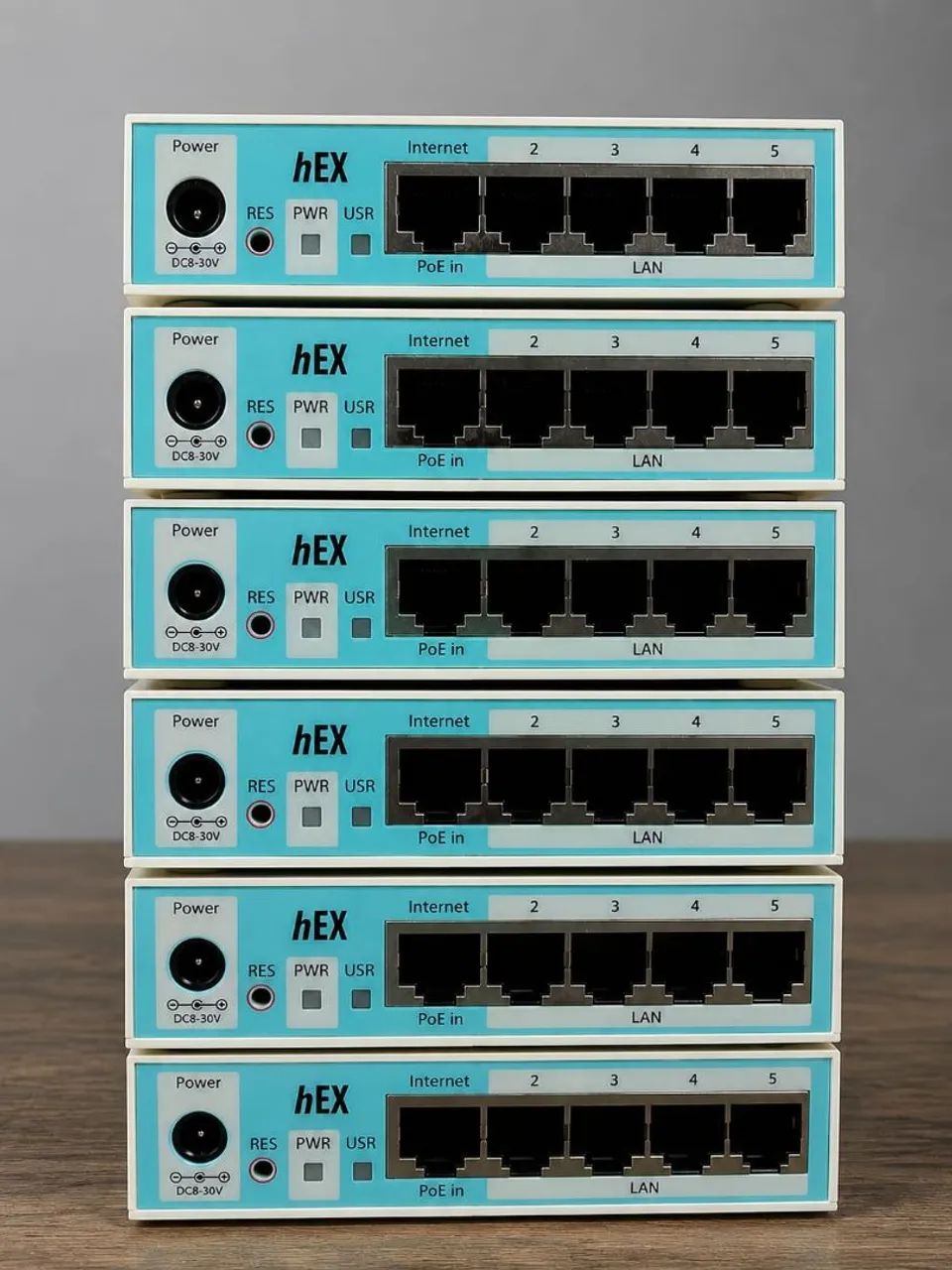 hex MikroTik GIGABIT(6un)
