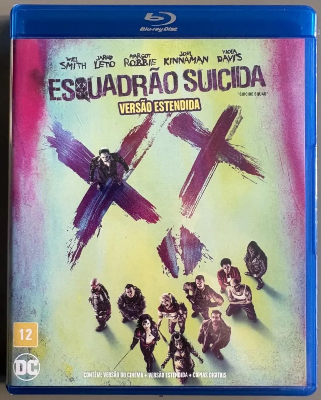 Esquadrão Suicida Blu-ray Versão Estendida Original DC