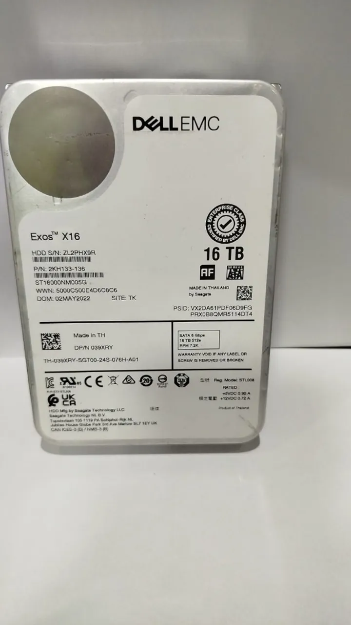 HD Seagate EXOS 20 Tb - Armazenamento - Nogueira, Petrópolis