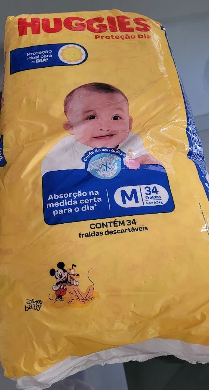 Lote de fraldas Huggies M - imperdível!!! - Foto 4