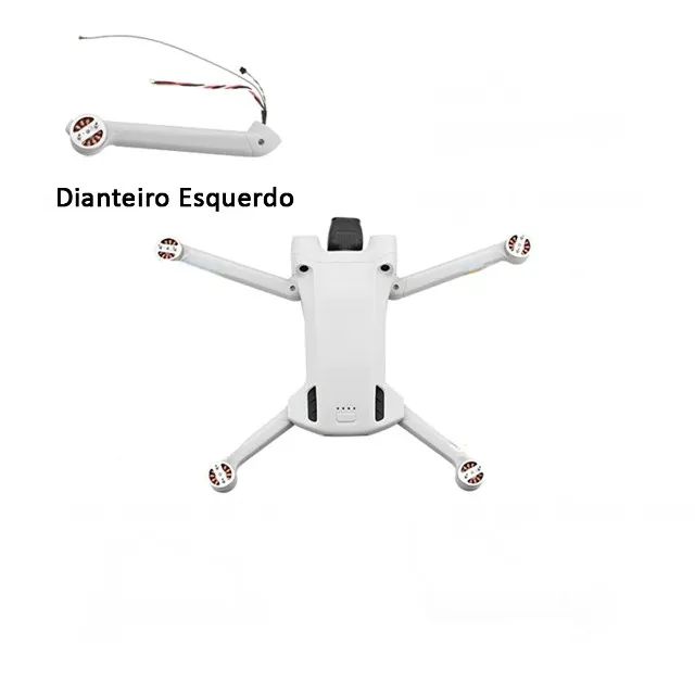 Braço Dianteiro Esquerdo com Motor para o Drone Mini 3 Pro - Foto 4