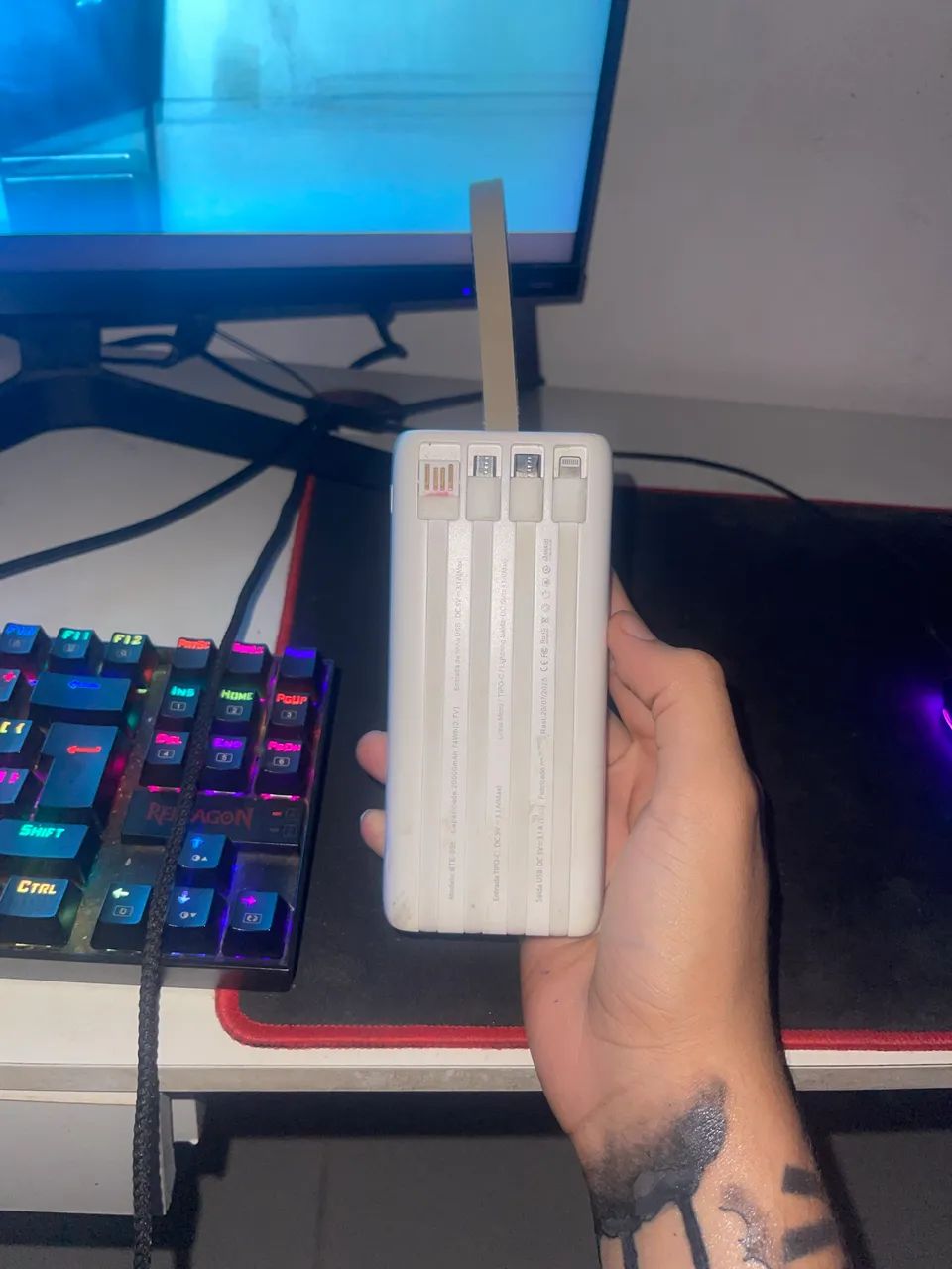 carregador portátil 10000mAh