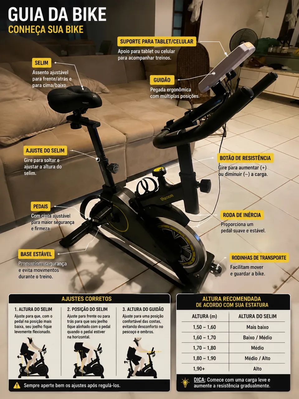 Bicicleta ergométrica  - Foto 2