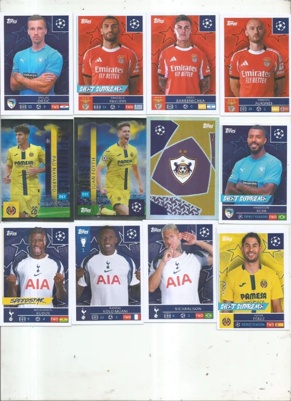 FIGURINHAS CHAMPIONS LEAGUE 25/26 - A PARTIR 3.00 CADA - Foto 3