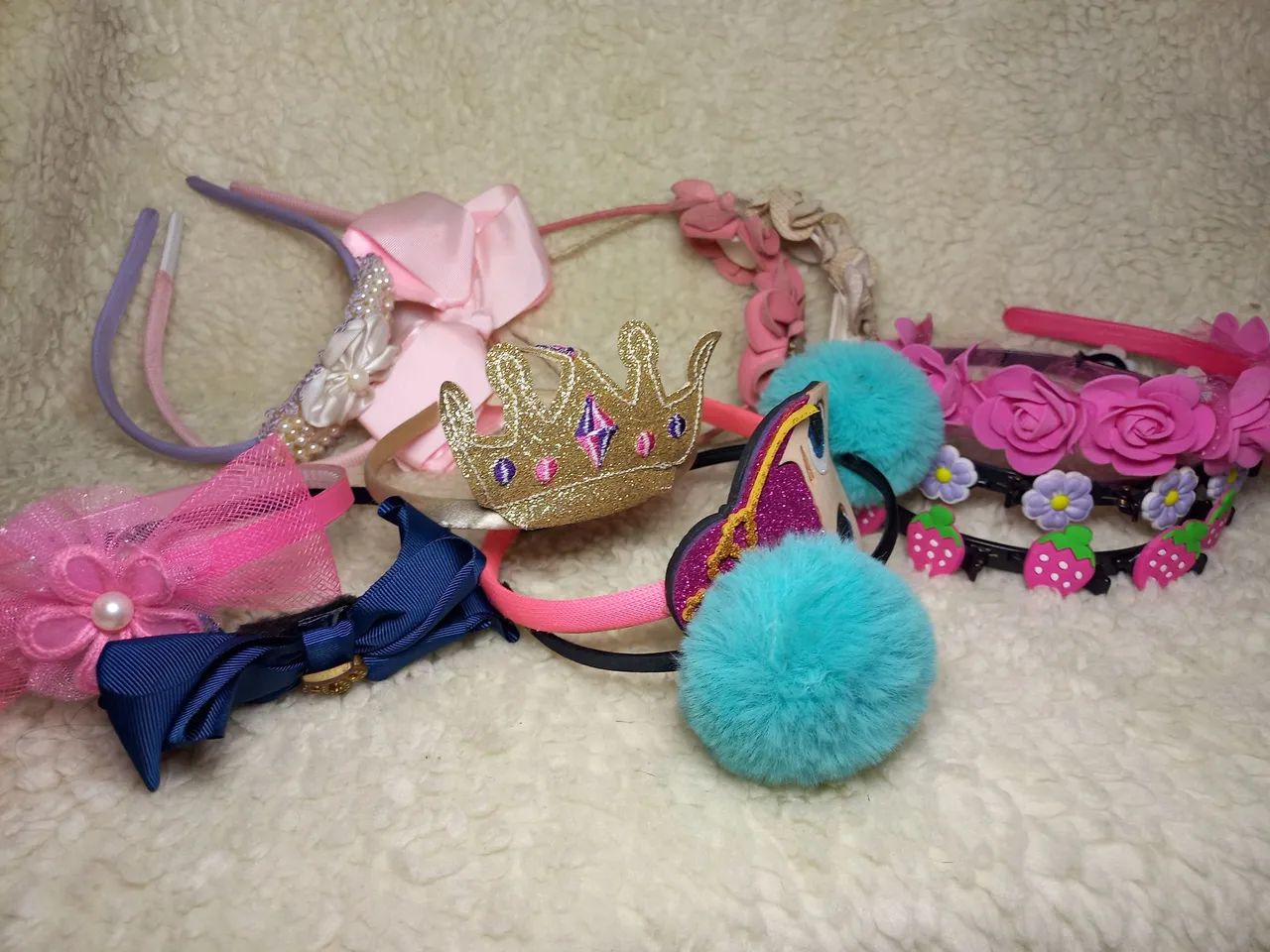 Lote de 12 tiaras infantil  - Foto 2
