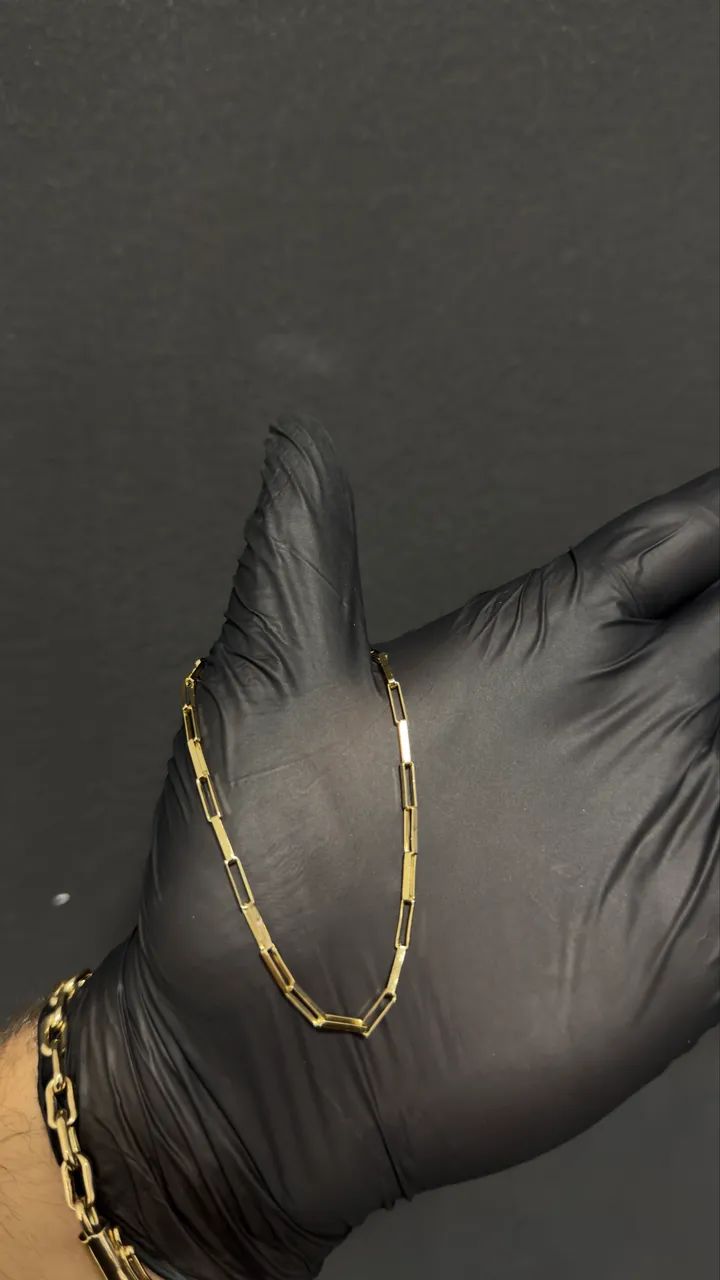 Pulseira de ouro 18k maciça de fábrica cartier 