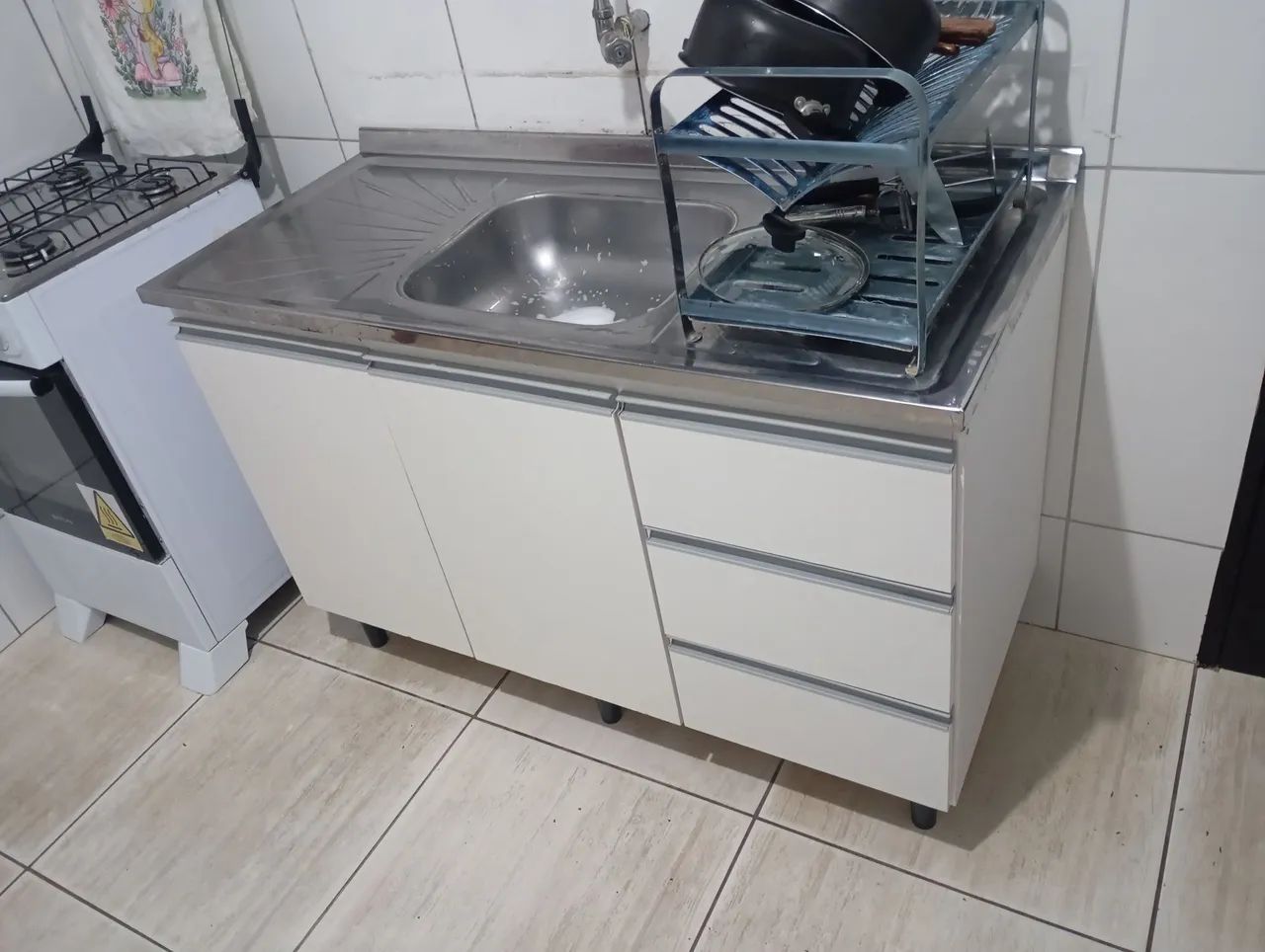 Balcão de cozinha com pia  - Foto 3