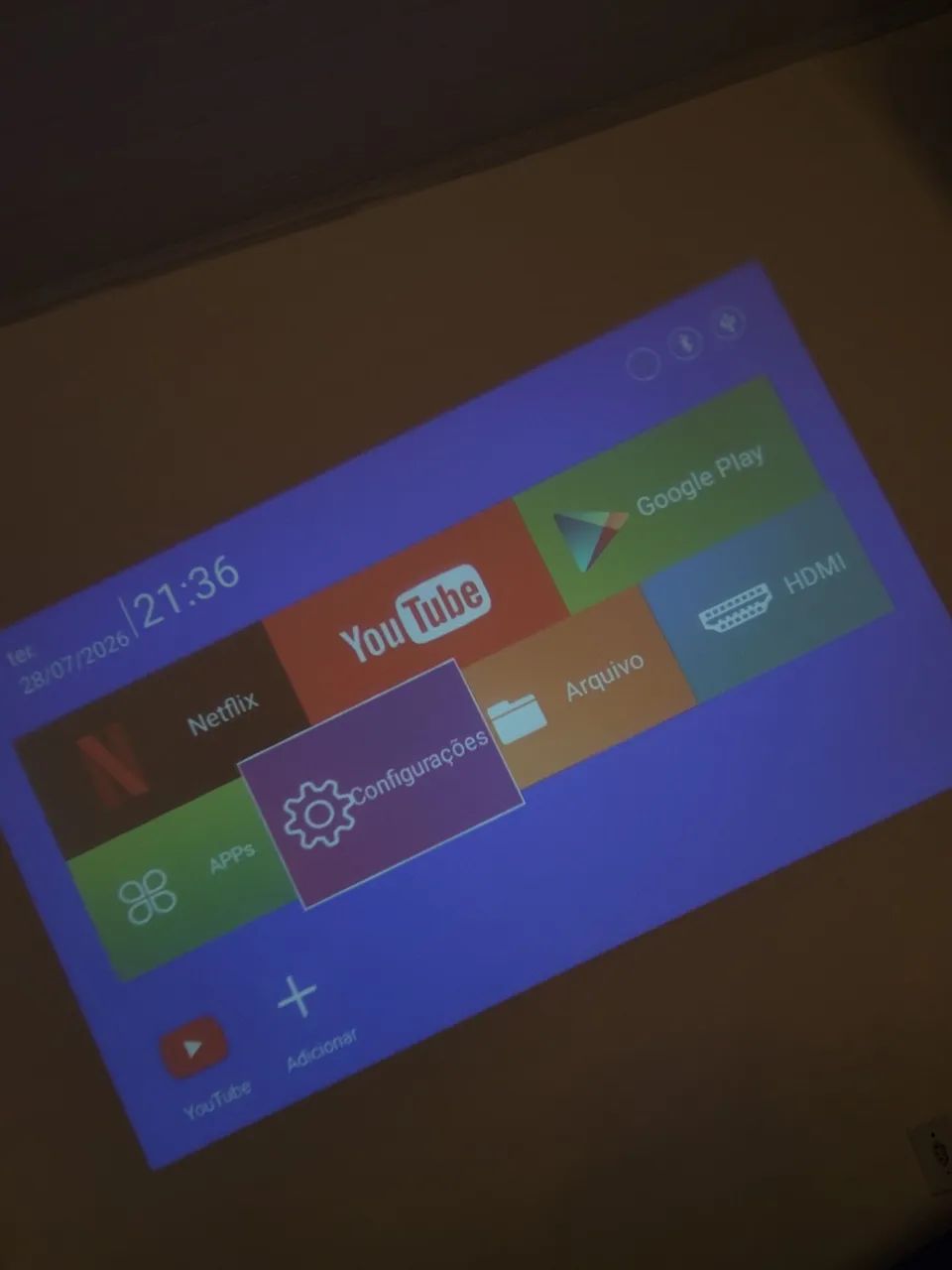 Projetor Hy300 Original - Android 4K - Foto 3