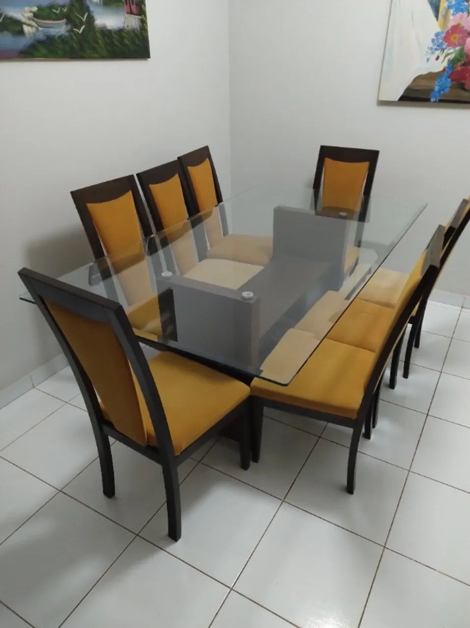 Conjunto Mesa De jantar 8 lugares Retangular  - Foto 4