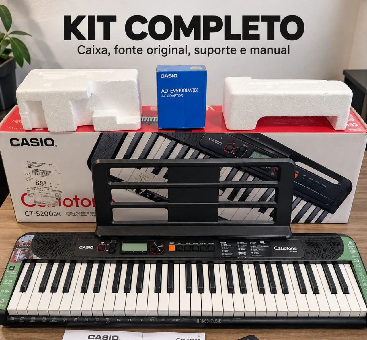 TECLADO CASIOTONE CT-S200BK