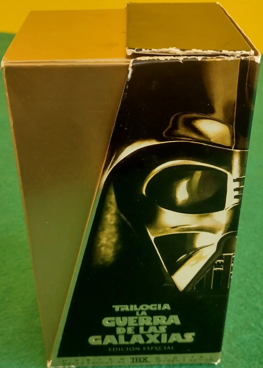 Box Colecao Trilogia Star Wars Filmes Fitas VHS Fita Cassete Filme Acao Video K7 Decoracao - Foto 6