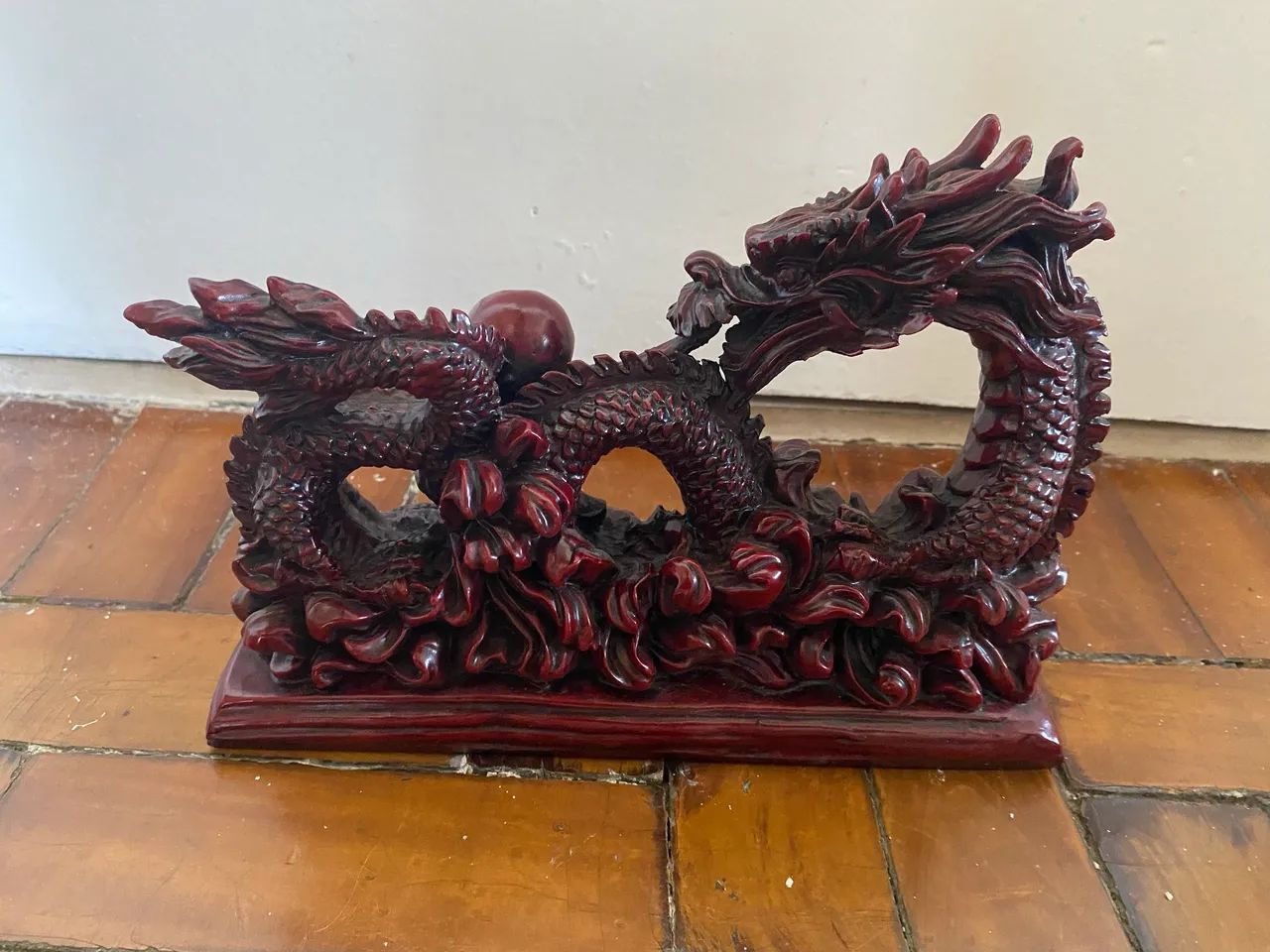 Red Fire Dragon Statue - Foto 2