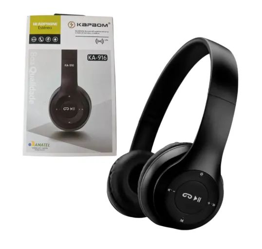 Fone Headset Bluetooth Kapbom Ka-916  - Foto 2