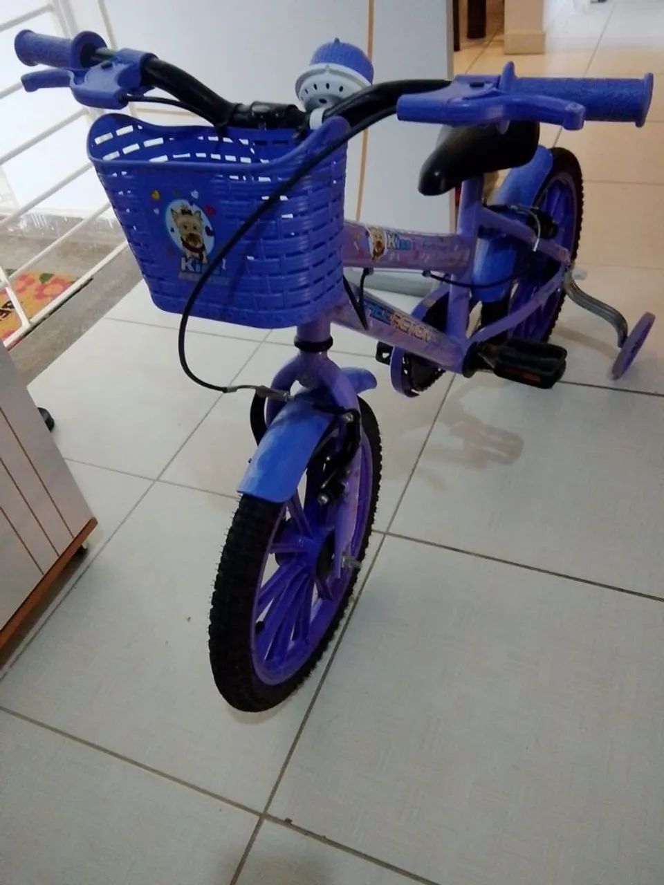 Bicicleta infantil com cestinha  - Foto 2