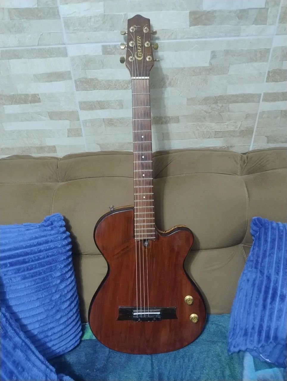 Violão maciço aço em excelente estado  - Foto 5