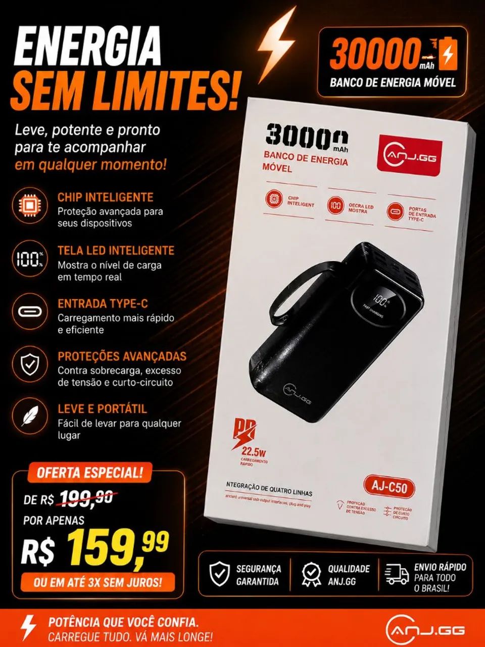 Carregador portátil 
