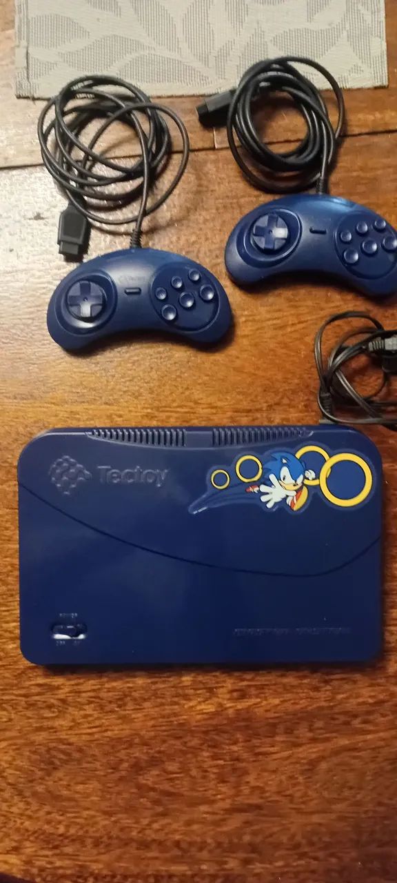Master System Evolution TecToy Sonic + 2 Controles ? 100% Funcionando