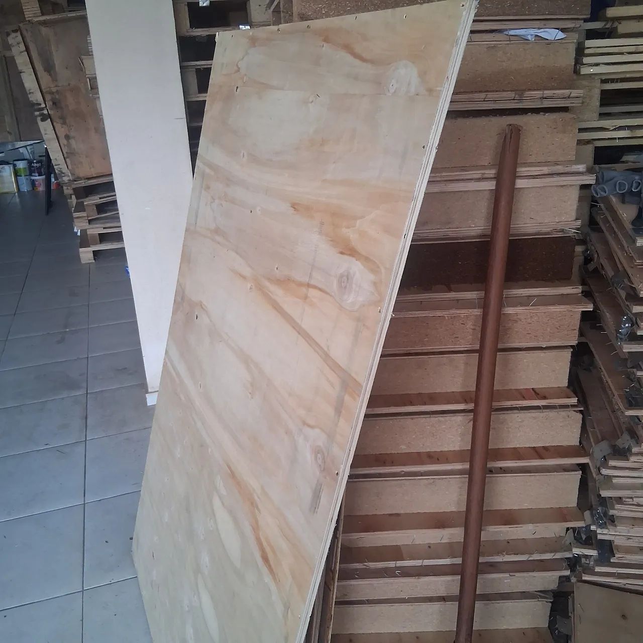 Plywood for construction.