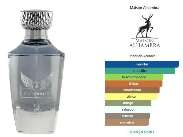 Perfume Maison Alhambra Victorioso Eau De Parfum 100ml - Foto 3