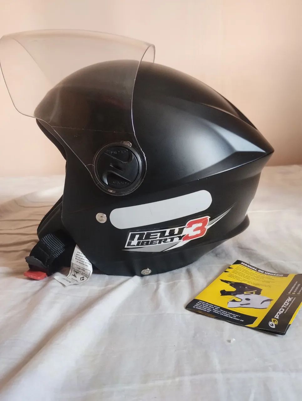 Capacete aberto moto - Foto 4