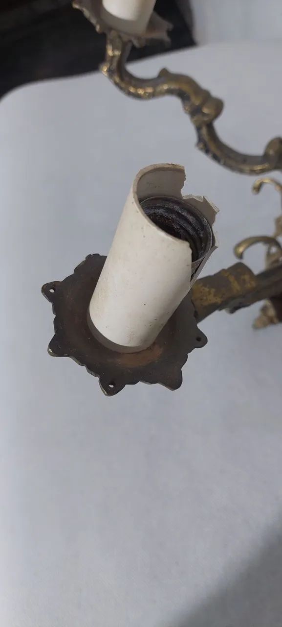 Lustre Bronze Luiz XV  - Foto 4
