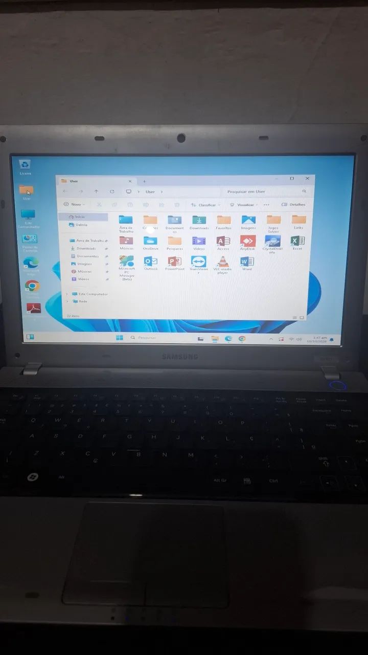 Notebook Samsung RV411 com Core i3, 6gb ram, hd 500gb e tela de 14 polegadas, funcionando  - Foto 5