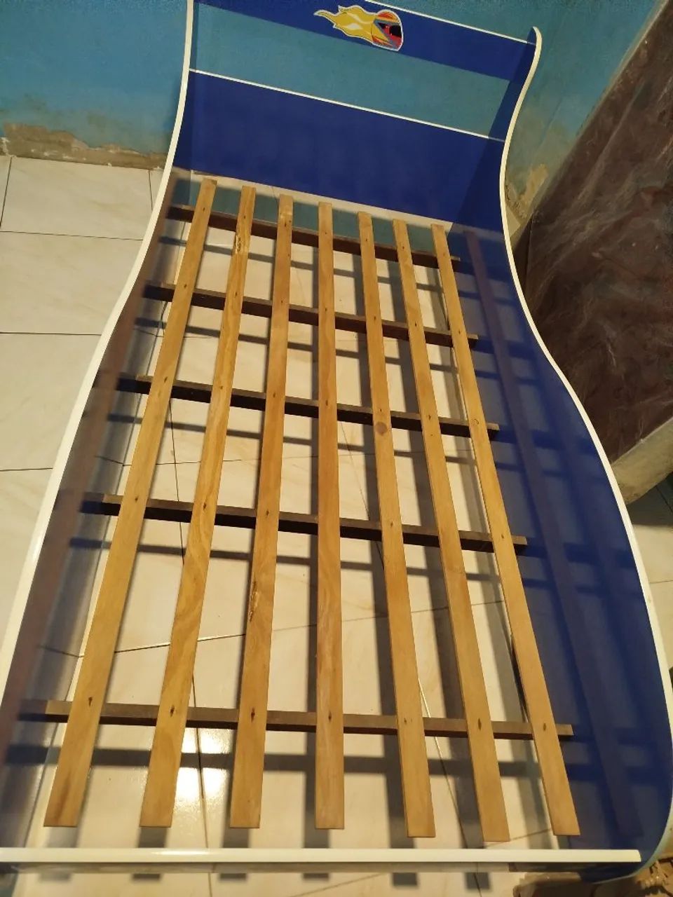 Cama infantil masculina com colchão  - Foto 5