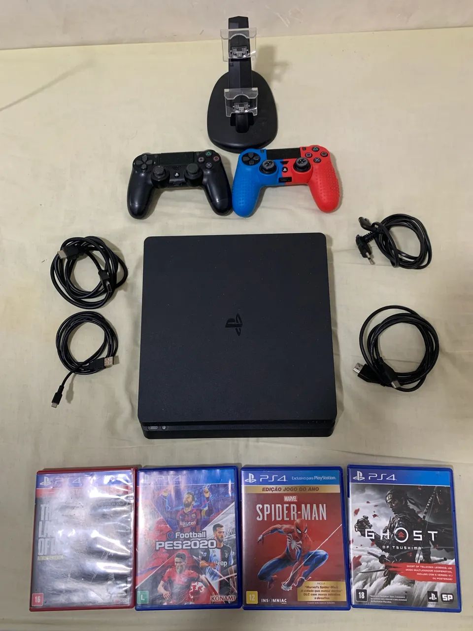 Ps4 slim de 1tb com 4 jogos - Foto 2