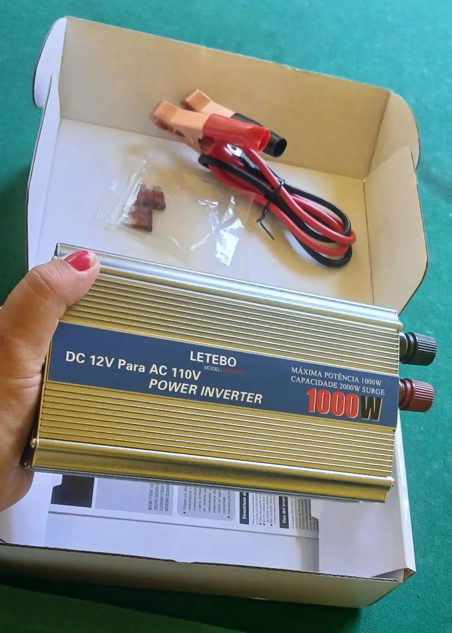 Inversor novo 1000W  - 12V