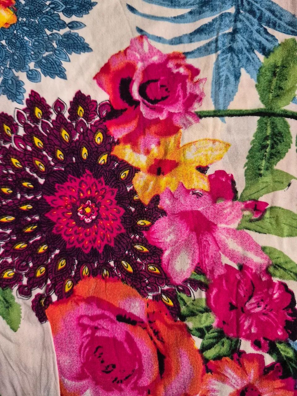 Calça infantil floral em viscose - Foto 3