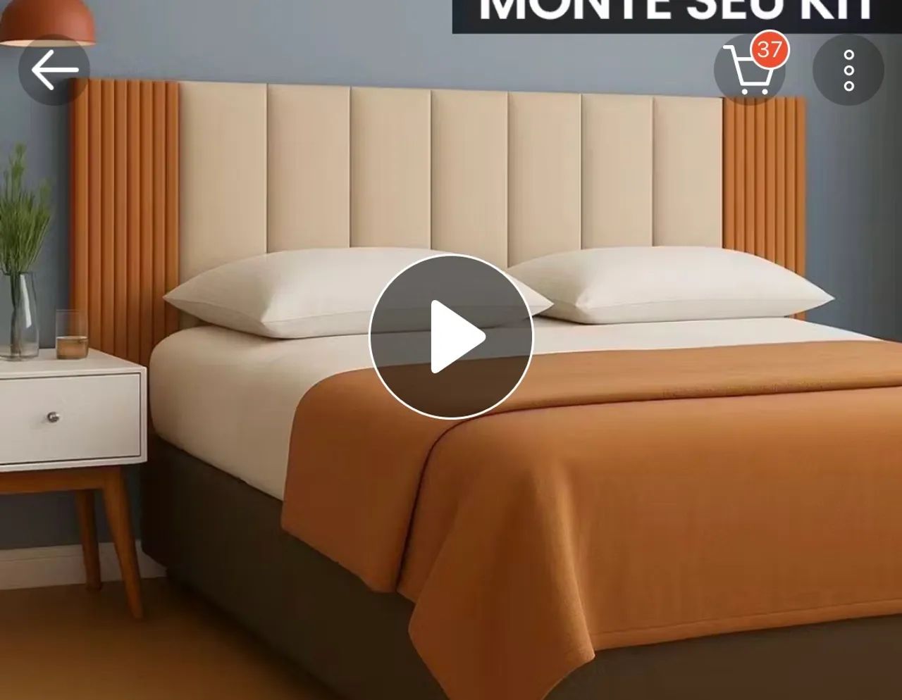 Cabeceira de cama nova!