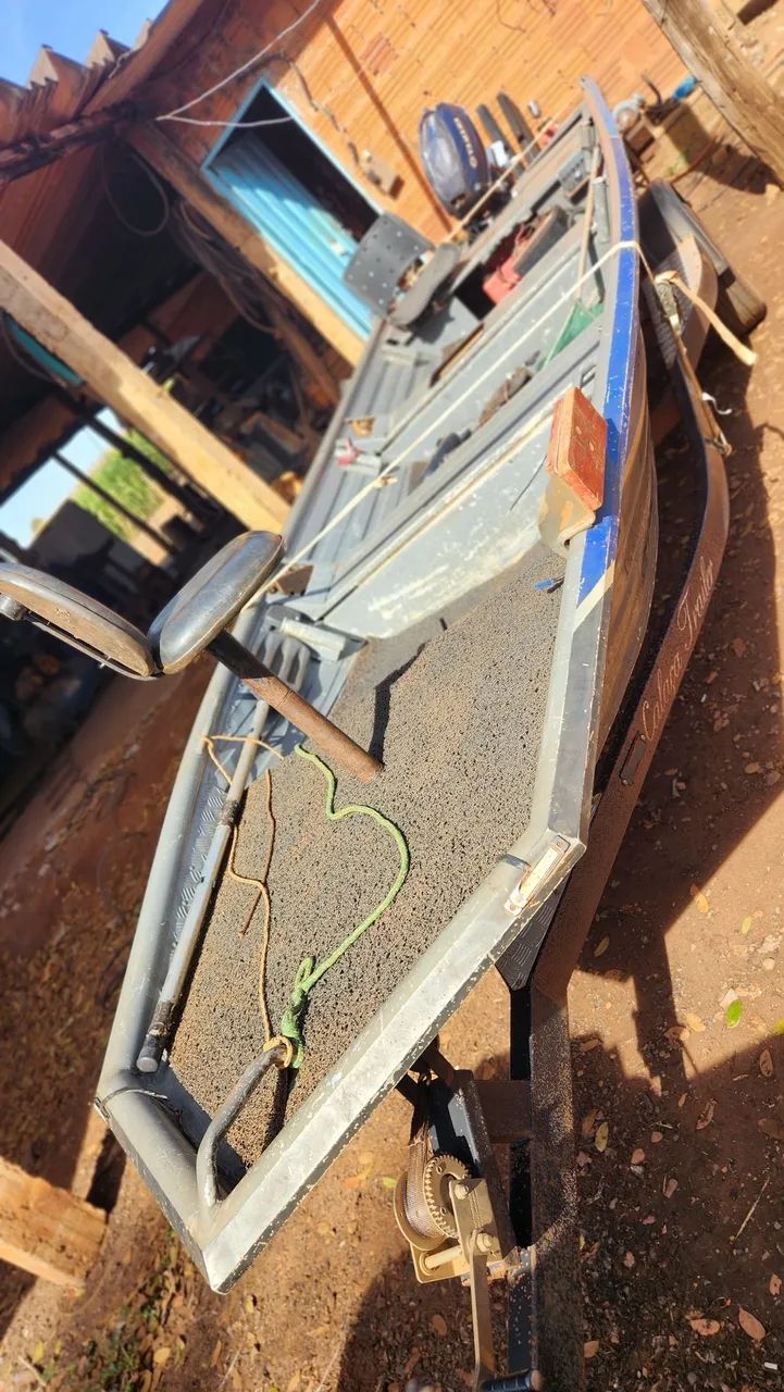 Conjunto barco, motor e carreta  - Foto 4
