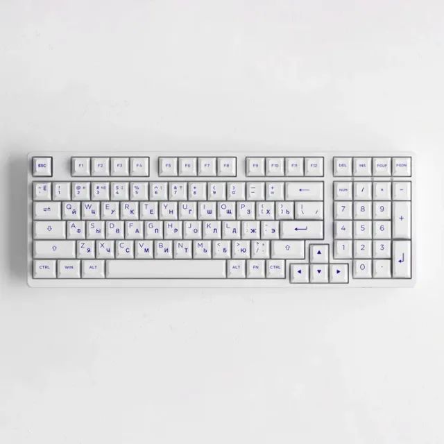 Akko Cyrillic Keycap (ASA) + Keycap Storage Box Preto