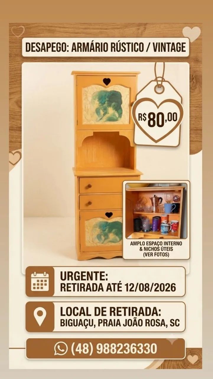Armário de cozinha Vintage 