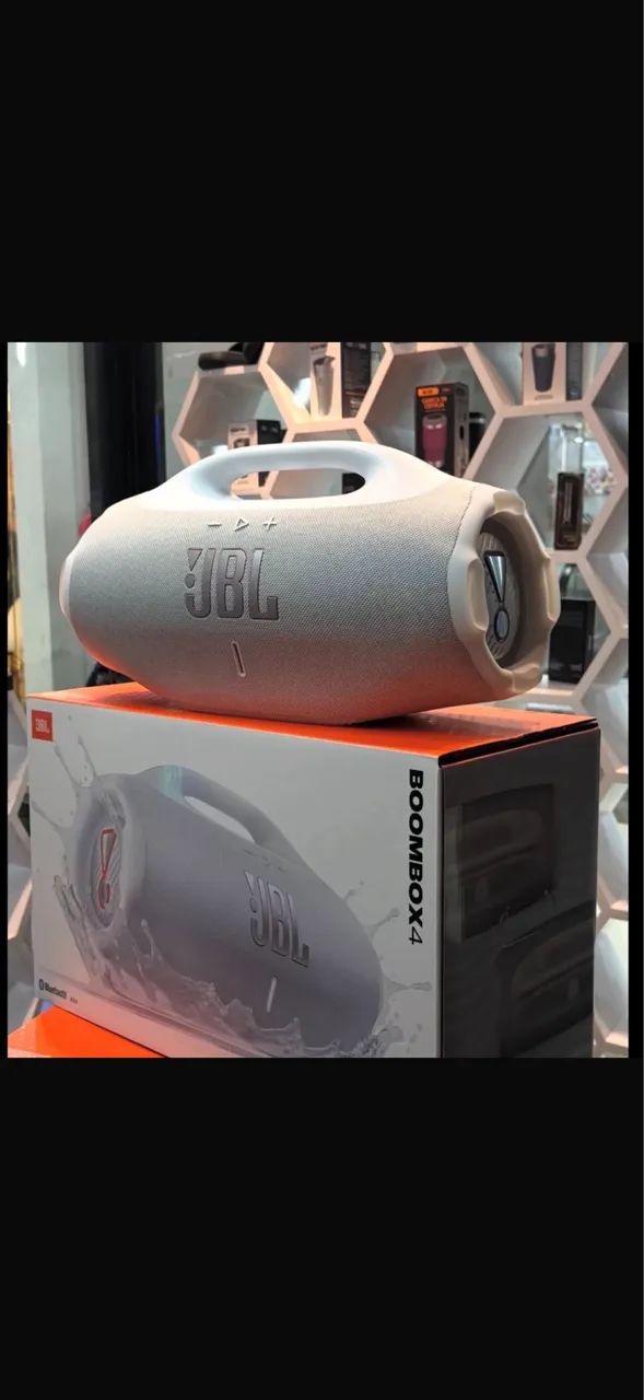 Caixa de som jbl boombox 4 