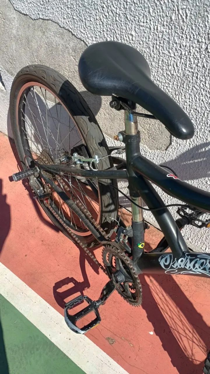 Vendo Caloi Max Front Aro 24 - Estilo Raio / Sundown / Grau - Foto 4