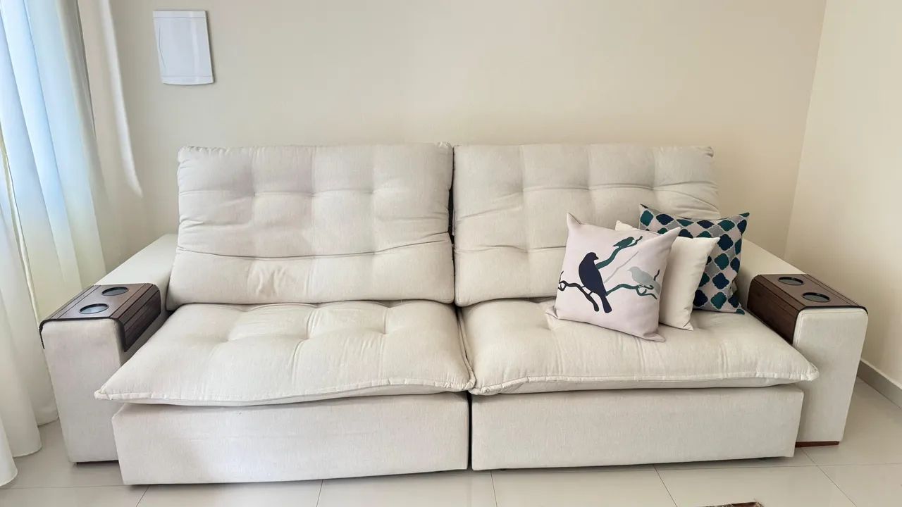 Sofá Califórnia Bege - Conforto e Qualidade Premium - Foto 2